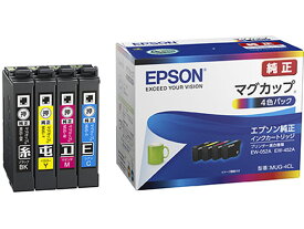 EPSON インクカートリッジ 4色パック MUG-4CL エプソン EPSON マルチパック インクジェットカートリッジ インクカートリッジ トナー