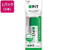 【お取り寄せ】トンボ鉛筆 シワなしピット G 5本 HCA-132 スティックのり 接着剤