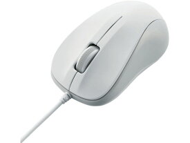 【お取り寄せ】エレコム 有線光学式マウス USB 3ボタン ホワイト M-K5URWH RS 有線 光学式 USB マウス PC周辺機器