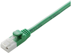 【レビュー投稿で100円OFFクーポン】【お取り寄せ】エレコム Cat5e対応ツメ折れ防止LANケーブル 5m LD-CTT GN5 RS LANケーブルカテゴリー5E LANケーブル ケーブル 電源タップ 配線パーツ 家電