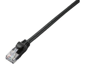 【レビュー投稿で100円OFFクーポン】【お取り寄せ】エレコム Cat6準拠LANケーブル 1m LD-GPN BK1 LANケーブルカテゴリー6 LANケーブル ケーブル 電源タップ 配線パーツ 家電