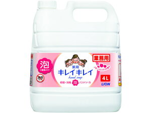 【レビュー投稿で100円OFFクーポン】ライオンハイジーン キレイキレイ 泡ハンドソープ フルーツミックス 4L 泡ハンドソープ業務用 ハンドケア スキンケア