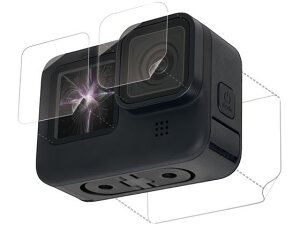 【レビュー投稿で100円OFFクーポン】【お取り寄せ】エレコム GoPro HERO9 Black ガラスフィルム AC-GP9BFLPAFFG カメラ関連品 アクセサリ カメラ オーディオ 家電