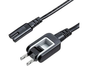【レビュー投稿で100円OFFクーポン】【お取り寄せ】サンワサプライ メガネ型コネクタ対応電源コード(5m) KB-DM2S12A-5 PC電源ケーブル PC用ケーブル ケーブル 電源タップ 配線パーツ 家電