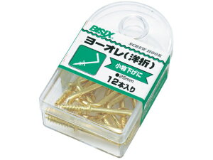 【レビュー投稿で100円OFFクーポン】【お取り寄せ】ミツヤ 洋折釘 12本×5 BX1-17 フック 掲示物留め 吊下げ POP 掲示