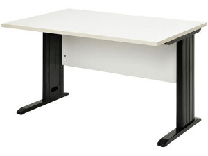 【レビュー投稿で100円OFFクーポン】【メーカー直送】アール・エフ・ヤマカワ スチール脚デスク W1200×D700 ホワイト ブラック脚【代引不可】【お客様組立】平机 木製デスク ワゴン オフィス