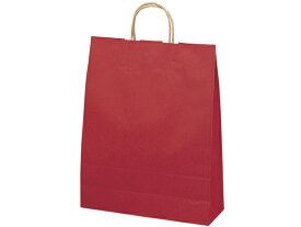 【お取り寄せ】タカ印 手提げバッグ ルージュ 特大 10枚 50-6406 紙手提袋 丸紐 ラッピング 包装用品