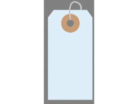 【お取り寄せ】タカ印 カラー荷札 豆(60×30mm) 水 一穴 2000枚 25-116 荷札 デリバリーパック 梱包 宅配 梱包資材