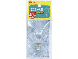 【お取り寄せ】朝日電器 ミニボール球 40W E17クリア G-8011H(C) 40W形 白熱電球 ランプ