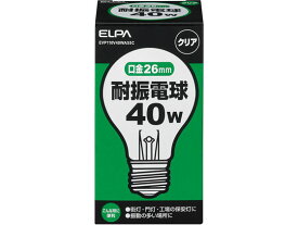 【お取り寄せ】朝日電器 耐震電球 40W E26クリア EVP110V40WA55C 40W形 白熱電球 ランプ