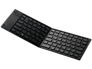 【レビュー投稿で100円OFFクーポン】【お取り寄せ】エレコム 無線Bluetoothキーボード 折りたたみ式 TK-FLP01BK キーボード マウス 入力機器 パソコン 家電