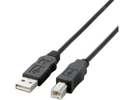 【お取り寄せ】エレコム USB2.0ケーブル RoHS指令対応 A-B 2m USB2-ECO20 USBケーブル 配線