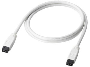 【レビュー投稿で100円OFFクーポン】【お取り寄せ】エレコム FireWireケーブル 9ピン-9ピン 1m IE-991WH 関連品 PC用ケーブル ケーブル 電源タップ 配線パーツ 家電