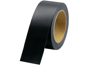 【レビュー投稿で100円OFFクーポン】【お取り寄せ】スマートバリュー カラー布テープ 50mm×25m 黒 1巻 B340J-BK 黒 布テープ ガムテープ 粘着テープ 梱包