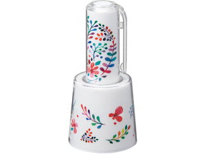 【レビュー投稿で100円OFFクーポン】【お取り寄せ】シヤチハタ ネーム9着せ替えパーツ クリップホルダー&スタンド フラワー柄ホワイト 吸取 スタンプ雑貨 ネーム印