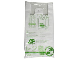 紺屋商事 バイオマス25%配合レジ袋(乳白) 30号 100枚 バイオマス配合レジ袋 ラッピング 包装用品