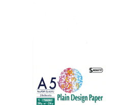 【お取り寄せ】SAKAEテクニカルペーパー プレイン・デザインペーパーA5 雪 20枚 カラーコピー用紙