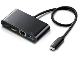 【お取り寄せ】エレコム USB Type-C接続ドッキングステーション HDMI DST-C09BK USBハブ ネットワーク機器 PC周辺機器