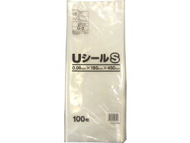 【お取り寄せ】システムポリマー Uシールポリ袋 S 100枚×5袋 U-3 ポリ規格袋 0．031mm 0．079mm 厚さ ポリ袋 ラッピング 包装用品