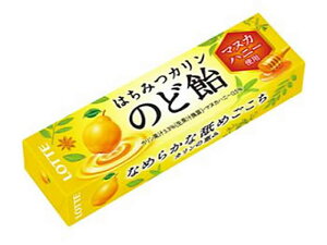 【レビュー投稿で100円OFFクーポン】【お取り寄せ】ロッテ はちみつカリンのど飴 11粒入 のど飴 飴 グミ タブレット お菓子