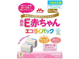 森永乳業 E赤ちゃん エコらくパック つめかえ用 400g×2袋 ドリンク フード ベビーケア