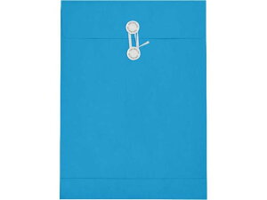 【レビュー投稿で100円OFFクーポン】【メーカー直送】キングコーポレーション 角2 箱貼ハトメ 120g ライトブルー 100枚【代引不可】マチ付封筒 特殊 大型封筒 ノート