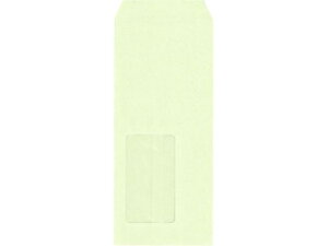 【レビュー投稿で100円OFFクーポン】【メーカー直送】キングコーポレーション 長4 窓明 70g 枠ナシ ウグイス 1000枚【代引不可】窓付封筒 テープなし ノート