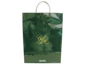 【お取り寄せ】東京ユニオン ゴールドバッグ手提袋 L 緑 No.045 フィルム貼手提袋 ラッピング 包装用品