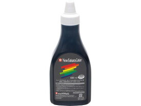 【マラソン限定★2000円クーポン&ポイント2倍】サクラクレパス ニューサクラカラー 420ml くろ アクリル絵の具 画材