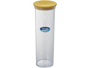 【レビュー投稿で100円OFFクーポン】【お取り寄せ】エンテック パッキン付ポット1450ml イエロー 箱入 1039Y 小型コンテナー 保存 保管グッズ キッチン消耗品