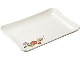 【お取り寄せ】エンテック 角皿(大) 切立 元禄梅 U-29 丼 小皿 和食器 キッチン テーブル