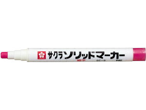 【レビュー投稿で100円OFFクーポン】【お取り寄せ】サクラクレパス ソリッドマーカー 細字 あか SC-S#19 マーカー クレヨン マーキングチョーク 測量 作業