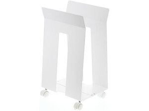 【レビュー投稿で100円OFFクーポン】山崎実業 ダンボール&紙袋ストッカー フレーム ホワイト 3301 ゴミ箱 ゴミ袋 清掃