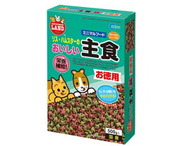 【スーパーSALE限定2,000円クーポン＆11日9:59迄ポイント2倍】 【お取り寄せ】マルカン リス・ハムの主食 お徳用 500g MR-545 ハムスター ウサギ フード 小動物 ペット ウサギ ハムスター