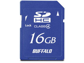 【お取り寄せ】バッファロー Class4 SDHCカード 16GB RSDC-S16GC4B SDカード SDHCカード 記録メディア テープ