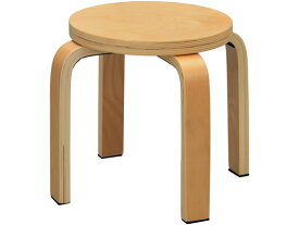 【メーカー直送】アール・エフ・ヤマカワ 木製丸椅子 ロー ナチュラル SHSC-LNA【代引不可】 スツール ミーティングチェア ミーティング用