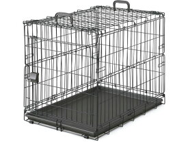 【お取り寄せ】アイリスオーヤマ 折りたたみ ケージ アイアンブラックカラー OKE-750R ケージ 犬 ドッグ用 ペット お散歩 生活グッズ ペットハウス