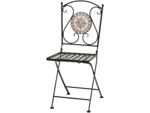 【レビュー投稿で100円OFFクーポン】【メーカー直送】不二貿易 モザイクチェアー星柄 2脚セット 10656【代引不可】チェア ベンチ ガーデンファニチャー 屋外家具 インテリア 収納