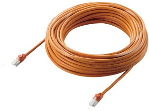 【レビュー投稿で100円OFFクーポン】【お取り寄せ】エレコム Cat6 LANケーブル 20m オレンジ LD-GPT DR20 RS LANケーブルカテゴリー6 LANケーブル ケーブル 電源タップ 配線パーツ 家電