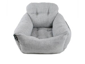 【レビュー投稿で100円OFFクーポン】送料無料【お取り寄せ】ペットプロ HappyDays 2wayドライブベッド グレー 共通グッズ ペット お散歩 生活グッズ ペットハウス