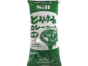 【レビュー投稿で100円OFFクーポン】エスビー食品 業務用 とろけるカレー フレーク中辛 1kg カレールゥ 料理の素 調味料 油 食品