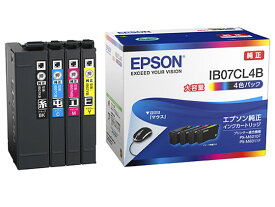 【マラソン限定★2000円クーポン&ポイント2倍】EPSON インクパック 4色パック 大容量 IB07CL4B エプソン EPSONマルチパック インクジェットカートリッジ インクカートリッジ トナー