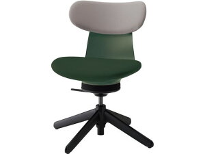 【レビュー投稿で100円OFFクーポン】【メーカー直送】コクヨ イングライフ 肘無 背クッション 4本脚 ナイロン グリーン 背グレー【代引不可】【組立・設置・送料無料】肘なし 布張りチェア