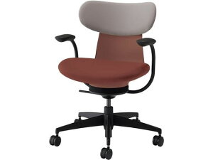 【レビュー投稿で100円OFFクーポン】【メーカー直送】コクヨ イングライフ 肘付 背クッション 5本脚 ウレタン レッド 背グレー【代引不可】【組立・設置・送料無料】肘なし 布張りチェア オ