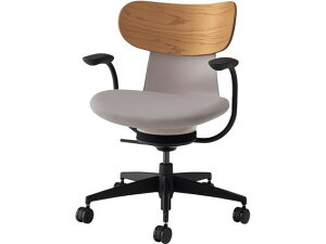 【レビュー投稿で100円OFFクーポン】【メーカー直送】コクヨ イングライフ 肘付 背合板 5本脚 ウレタン グレー 背MA【代引不可】【組立・設置・送料無料】肘なし 布張りチェア オフィスチェ