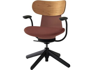 【レビュー投稿で100円OFFクーポン】【メーカー直送】コクヨ イングライフ 肘付 背合板 4本脚 ナイロン レッド 背MA【代引不可】【組立・設置・送料無料】肘なし 布張りチェア オフィスチェ