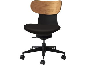 【レビュー投稿で100円OFFクーポン】【メーカー直送】コクヨ イングライフ 肘無 背合板 5本脚 ウレタン 座レザー BK×MA【代引不可】【組立・設置・送料無料】肘なし 布張りチェア オフィスチ