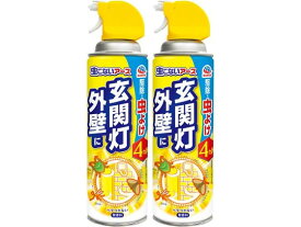 【お取り寄せ】アース製薬 虫こないアース 玄関灯・外壁に 450mL×2本パック スプレータイプ 殺虫剤 防虫剤 掃除 洗剤 清掃