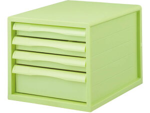 【レビュー投稿で100円OFFクーポン】【お取り寄せ】ナカバヤシ フィットカラー A4レターケース グリーン A4E-FC04-GN 小物入れ デスクトップ収納 デスク周り 文具