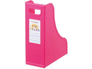 【レビュー投稿で100円OFFクーポン】【お取り寄せ】ナカバヤシ セラピーキッズカラー ファイルスタンドA4 ピンク フボ-TC6-KP 小物入れ デスクトップ収納 デスク周り 文具
